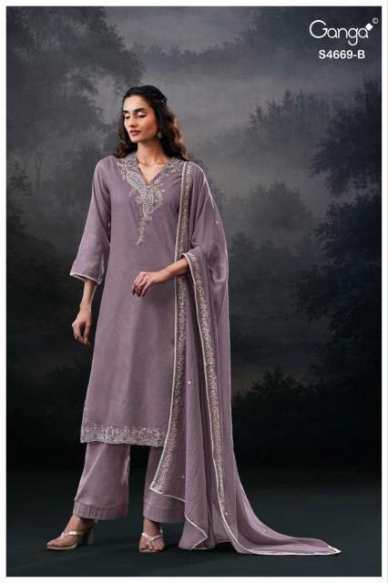 Ganga gitaeya 4669 dress material wholesale market in chandigarh